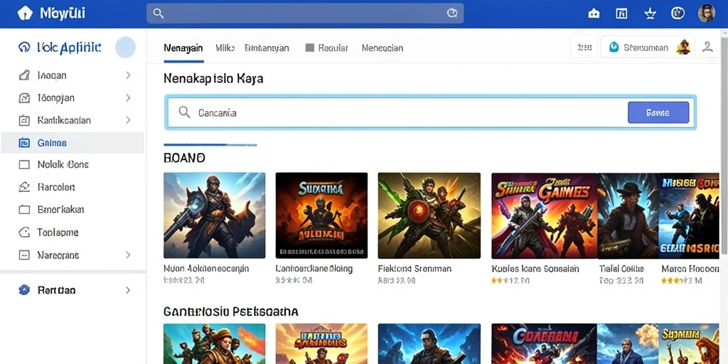 Tampilan awal yang mengesankan dan mudah dinavigasi.