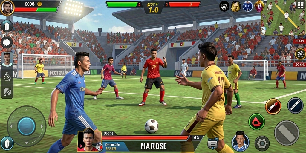 Tampilan pertama yang menarik dengan menu interaktif.