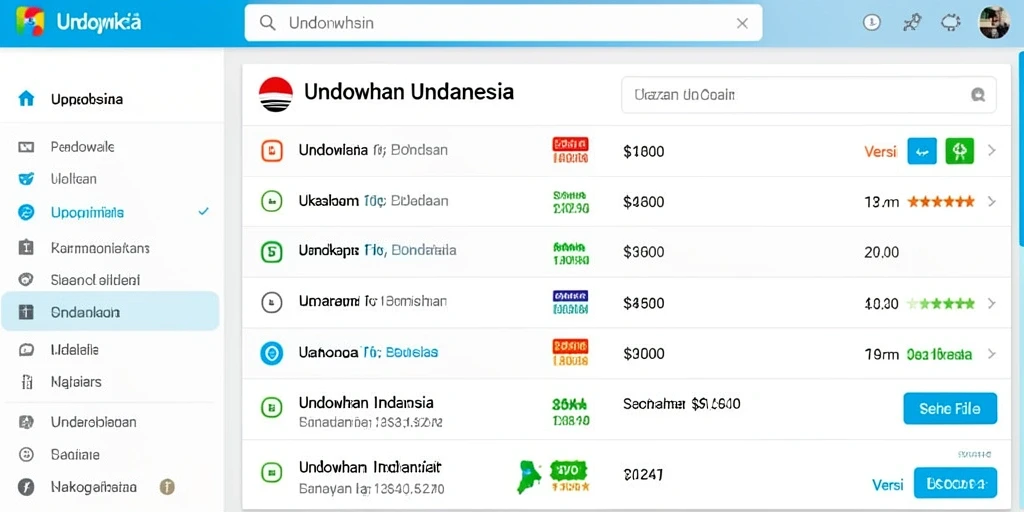 Tampilan antarmuka yang modern dan intuitif.