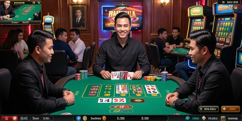 Tangkapan layar menampilkan karakter utama dalam aksi.
