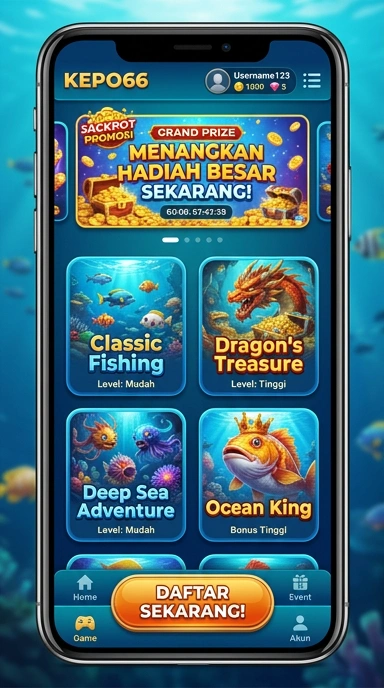 Cuplikan layar menu unduhan kepo66 untuk perangkat Android